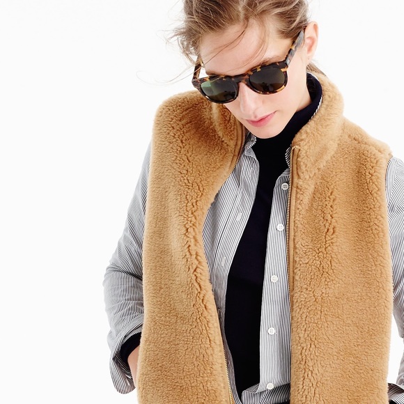J. Crew Plush Fleece Excursion Vest - Picture 3 of 7